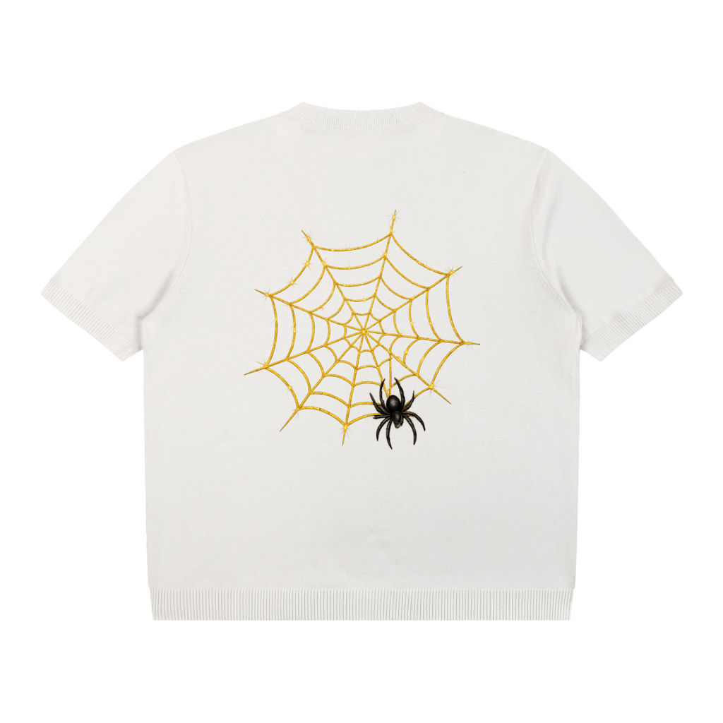 Cotton Knit Short Sleeve Henley T-Shirt
