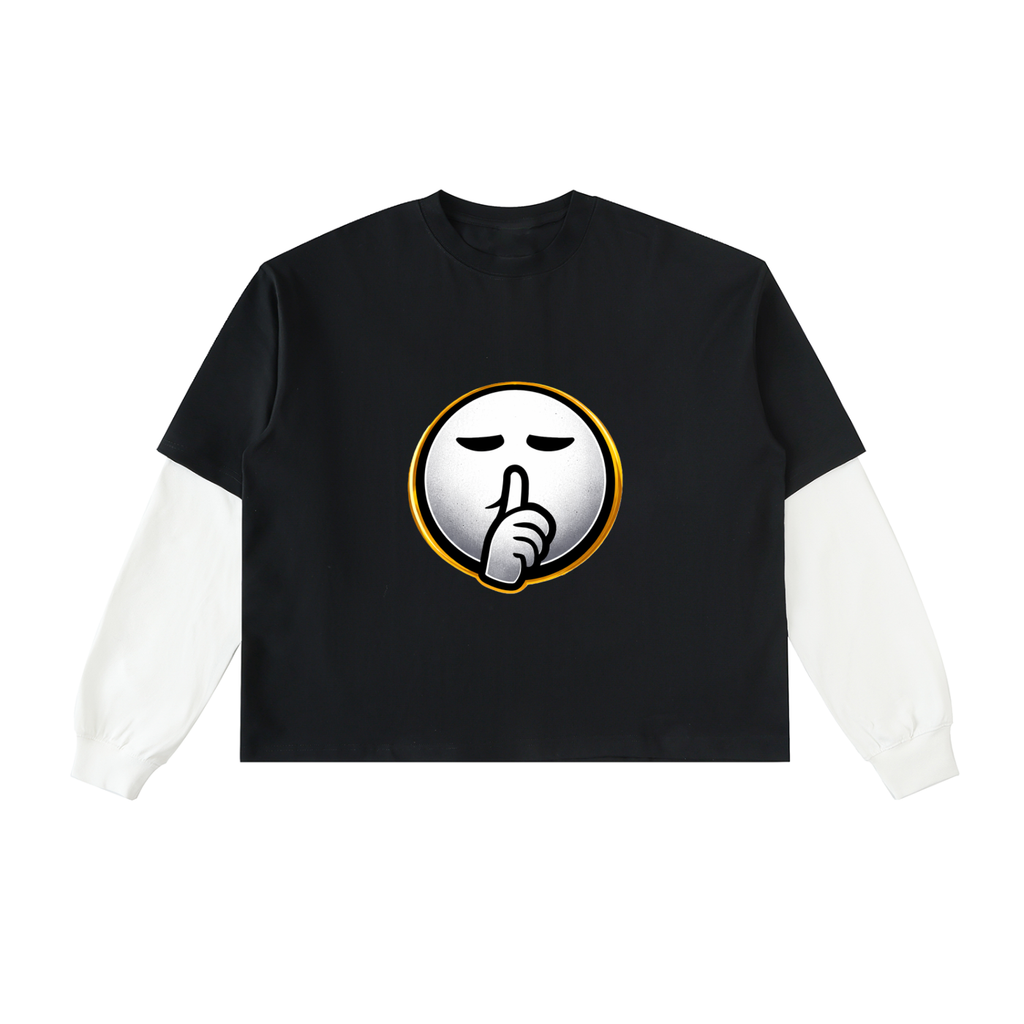 Hustle in Silence Sleeve Cotton T-Shirt