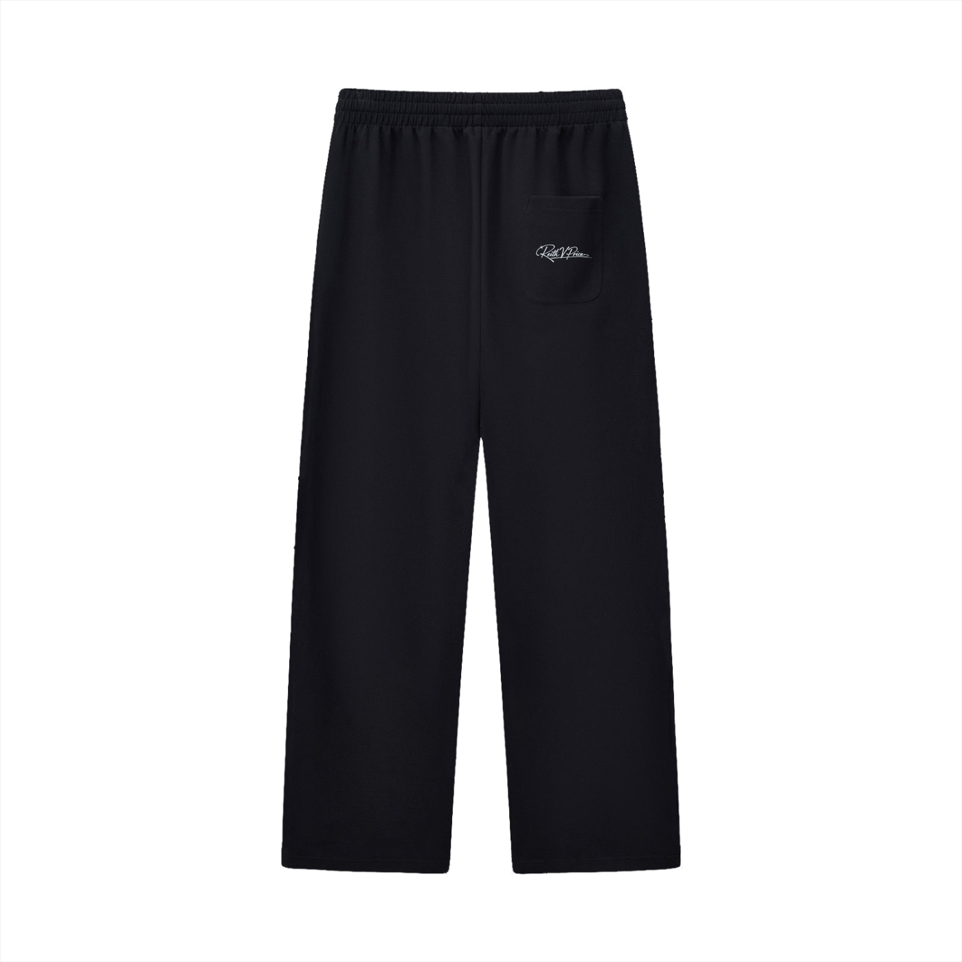 Curved Stripe Straight Sweatpants