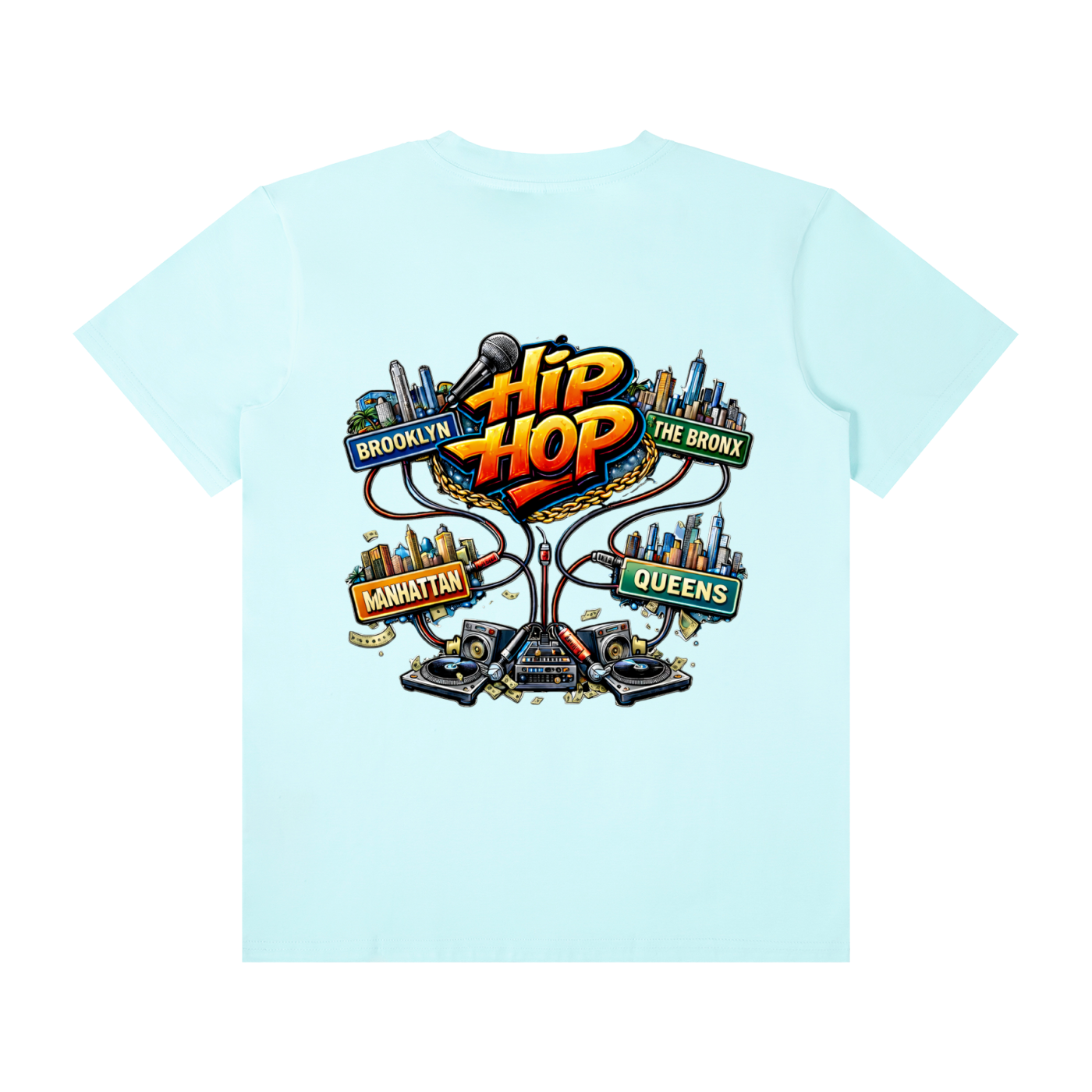 Unisex Classic Crew Neck Cotton T-Shirt