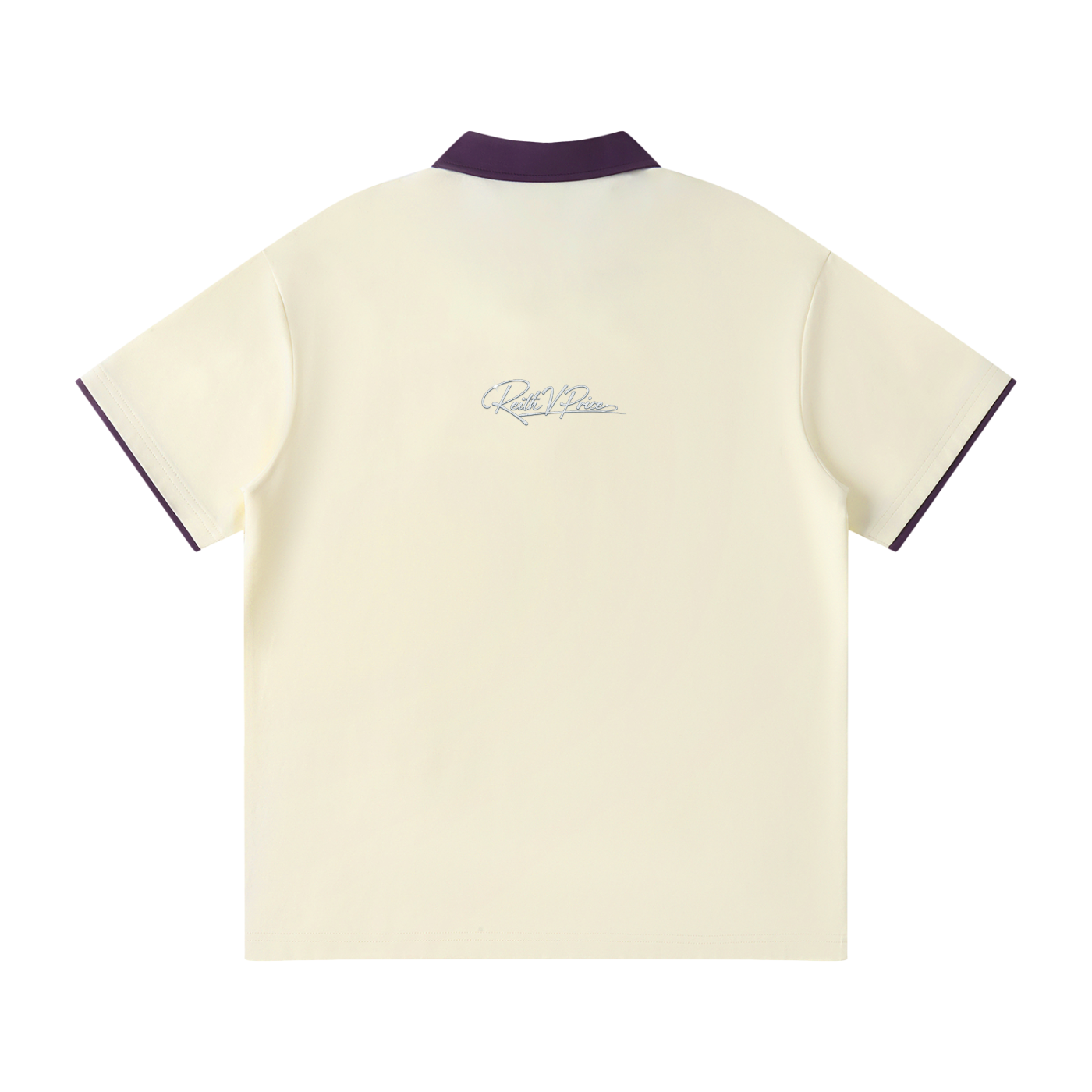 Contrast Collar Raglan Polo Shirt