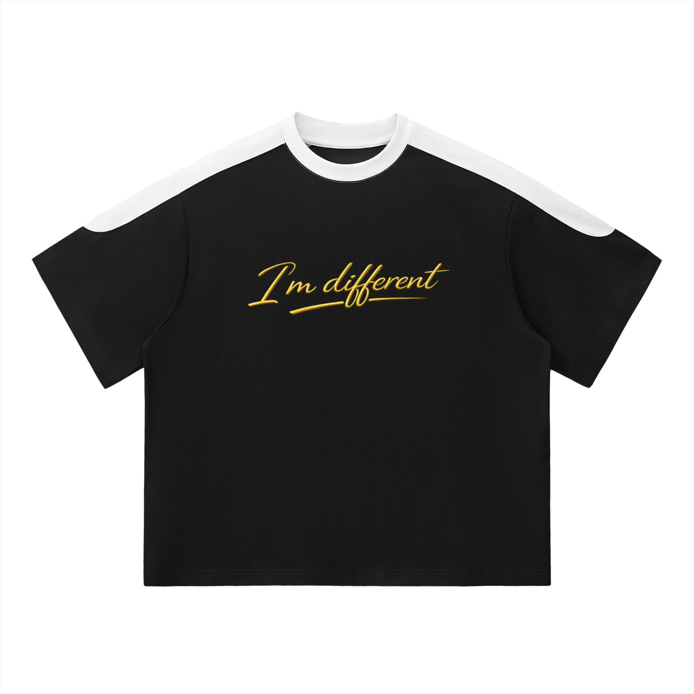 Unisex Color Block Oversized T-Shirt