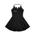 Women's Collared Halter A-Line Tennis Dress