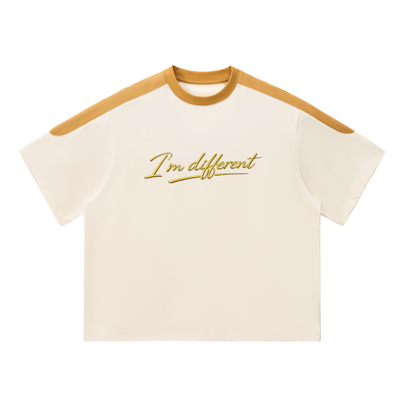 Unisex Color Block Oversized T-Shirt