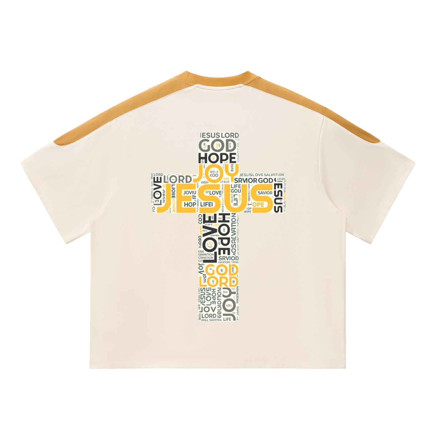 Unisex Color Block Oversized T-Shirt