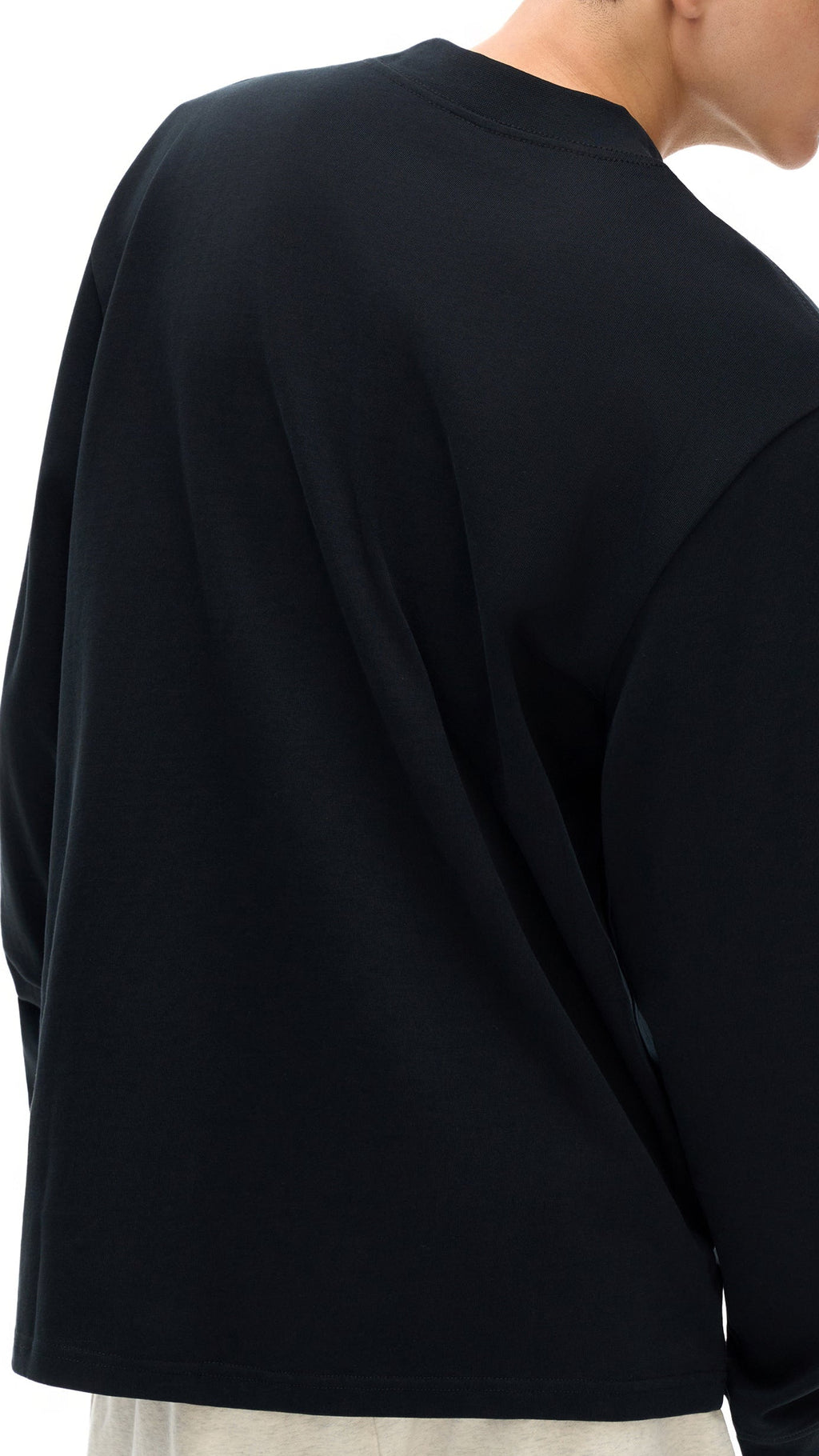 Essential Non-Shrink Mock Neck Sweatshirt