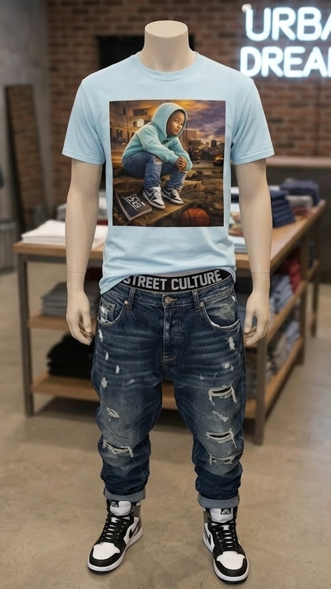 Unisex Classic Crew Neck Cotton T-Shirt