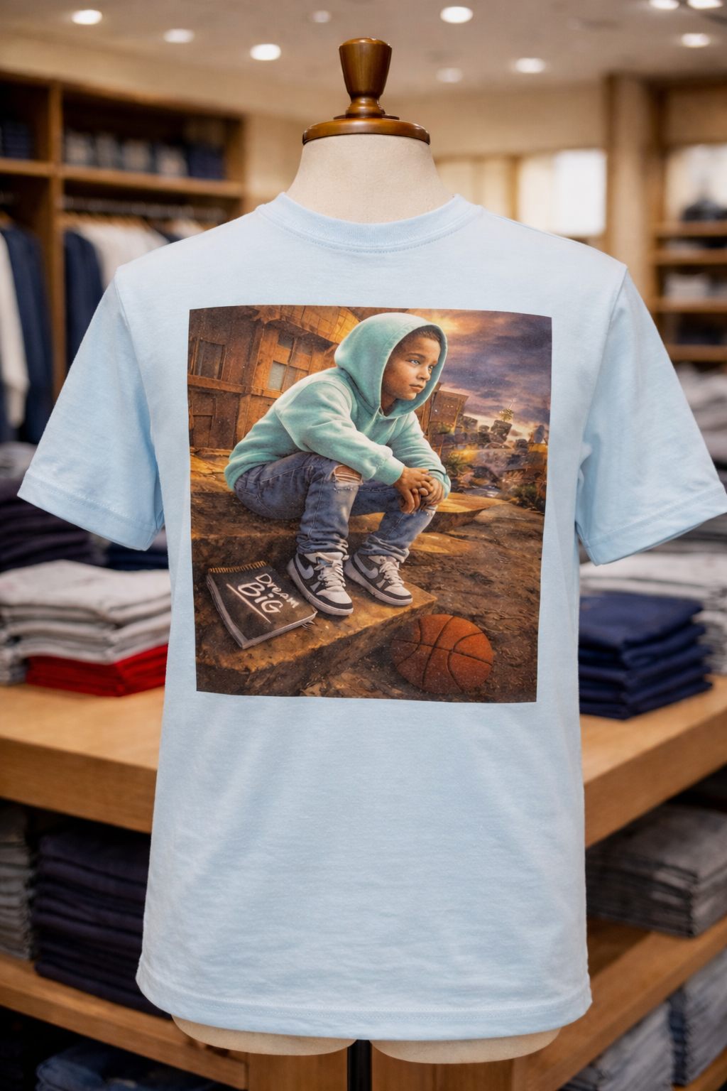 Unisex Classic Crew Neck Cotton T-Shirt